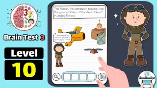 Brain Test 3 Level 10 I must repair my dad's old airplane Walkthrough