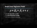 Video 1 Introduction To Simple Linear Regression