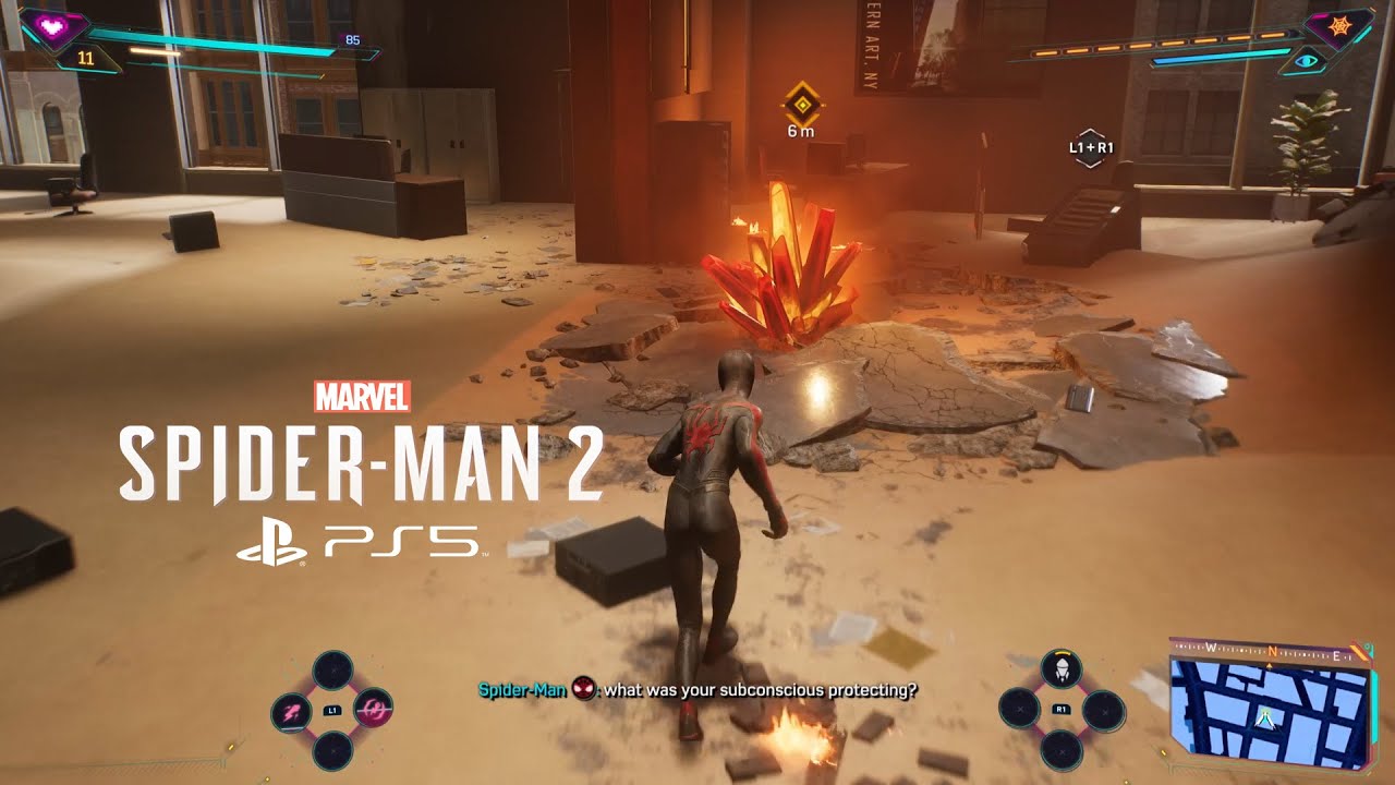Miles Morales Discovered Sand Crystal – Spiderman 2