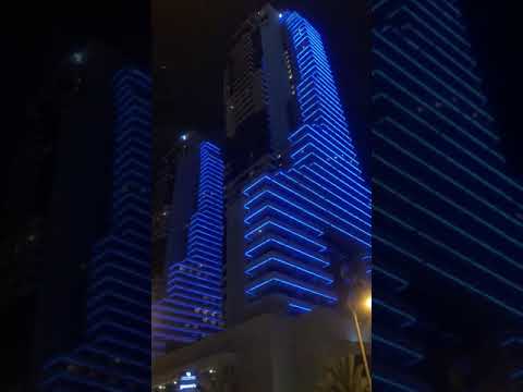 Vizet dubai beautiful places dubai fram. Marina building view. marina beach hotel.