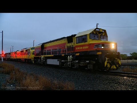 4KG5 SSR Grain Train Arrives At Gheringhap - PoathTV Australian Railways