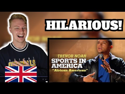 British Guy's FIRST TIME Watching Trevor Noah - SPORTS IN AMERICA