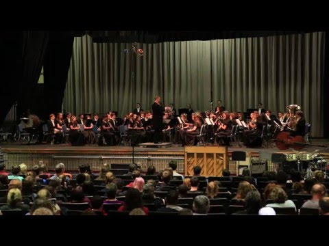 CHS's Wind Ensemble - Marche Militaire Francaise - FBA District 1 HS Concert MPA - 03-05-16
