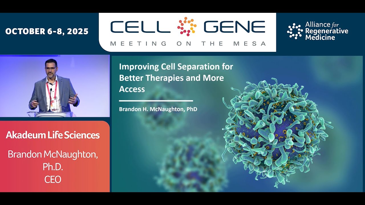 Cell & Gene Meeting on the Mesa 2025: Improving Cell Separation for Better Therapies and More Access