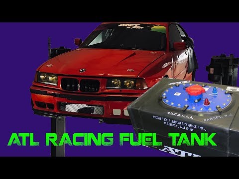 BMW e36 V8   Racing Fuel Cell installation