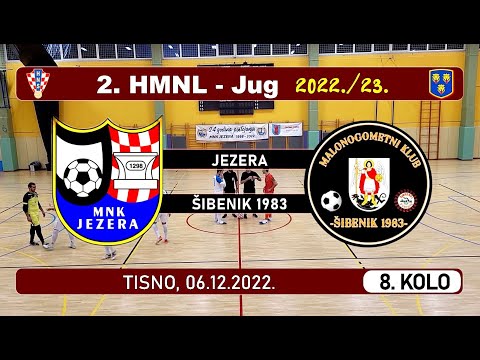 2. HMNL Jug: JEZERA - ŠIBENIK 1983  1:3, 06.12.2022.