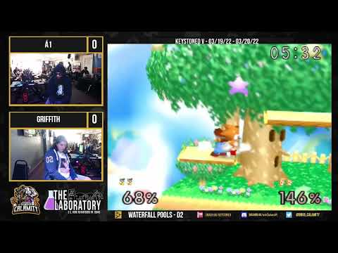 Keystoned V  Á1 Dr  Mario vs 119 griffith Sonic  Waterfall Pools D2   Super Smash Bros  Remix Single
