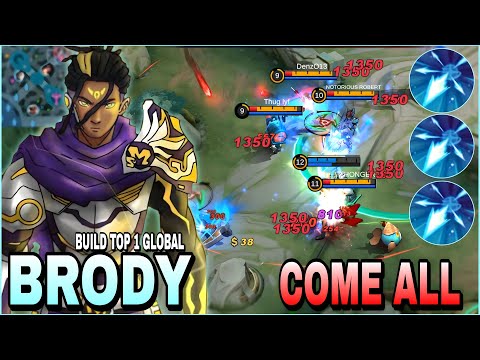Brody Best Build 2023 - Insane Damage - Build Top 1 Global Brody ~ MLBB