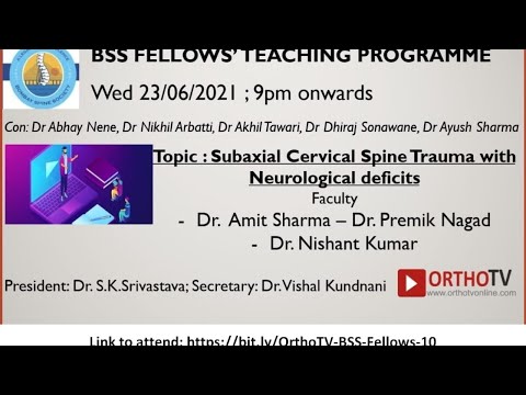 Subaxial Cervical Spine Trauma with Neurological Deficit