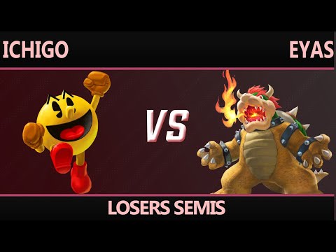 ICHIGO (Pac-Man) vs Eyas (Bowser) - Thursday Throwdown 10 Losers Semis