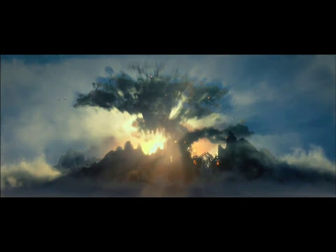 Final trailer beats: the Guardians launch into a glowing storm as the theme swells