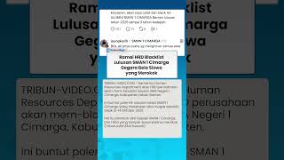 Tak Main-main! HRD Sebut Bakal Blacklist Lulusan SMAN 1 Cimarga Gegara Bela Siswa yang Merokok