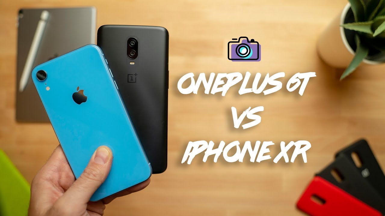OnePlus 6T vs iPhone XR Camera Comparison!