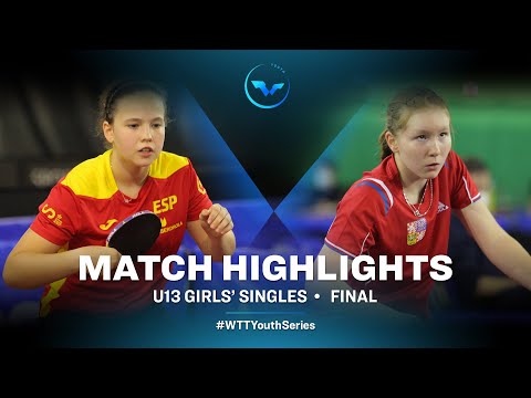 Maria Berzosa vs Veronika Polakova | WTT Youth Contender Senec | U13 GS | Finals