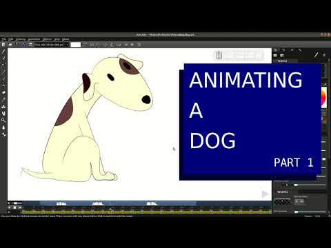 2D Animation Tutorial - Animating a Dog Barking (Part 1/3) thumbnail