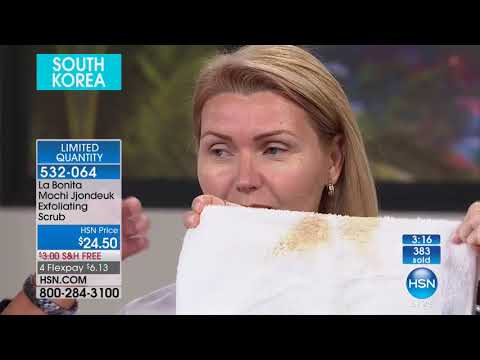 Labonita Mochi Jjondeuk Scrub HSN USA Homeshopping Sold Out Video