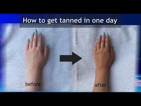 HOW TO GET TAN IN 1 DAY Naturally, it works!!! 2020