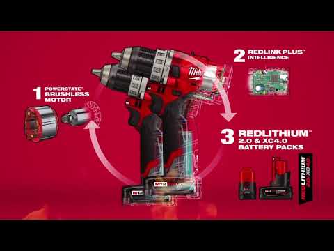 Аккумуляторная дрель-шуруповерт, крут, мом, 38 Нм, MILWAUKEE M12 BPD-402C 4933441935