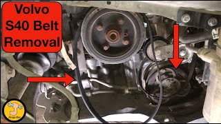 How to Remove Serpentine Belts on Volvo S40