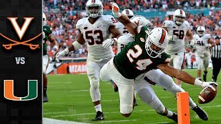 Virginia vs. Miami Football Highlights (2017)