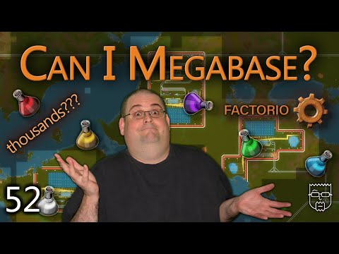 Factorio - Can I Megabase? - Livestream 52 - Finishing the purple/production science build