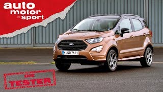 Ford Ecosport (2019): Warum steht da Sport drauf? - Die Tester | auto motor und 