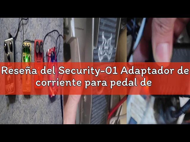 Vídeo relacionado con Security-01 Cables Daisy Chain de 1 a 4 Vías para Pedal de Efectos de Guitarra, Cable Divisor de Fuente de Alimentación de Pedal de Guitarra, Cable de Alimentación de 9V CC con Conector en Ángulo