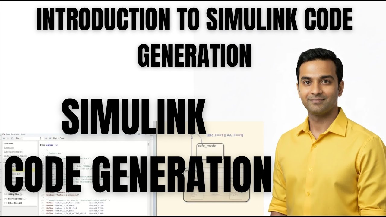 SIMULINK TUTORIAL | CODE GENERATION | INTRODUCTION TO SIMULINK CODE GENERATION