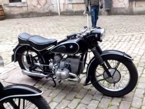 BMW R67/2 y BMW R51/2 en rodaje totalmente restauradas. new old vintage bmw