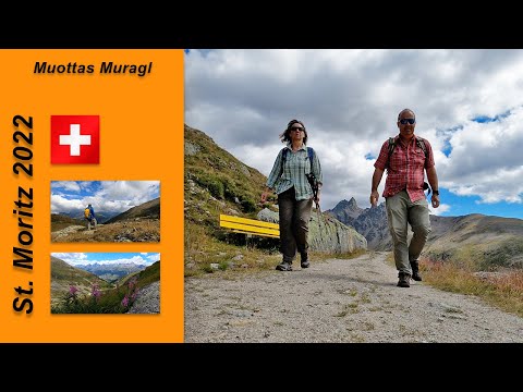 2022, St. Moritz, Muottas Muragl, Rundwanderung zum Ley Muragl, Oberengadin.