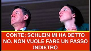 CONTE: SCHLEIN MI HA DETTO NO. NON VUOLE FARE UN PASSO INDIETRO