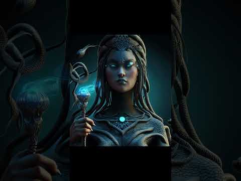 Arachne es la Diosa Araña 🕷️ que reina sobre los laberintos del Vacío 🕳️ bajo el Árbol Cósmico 🌳.