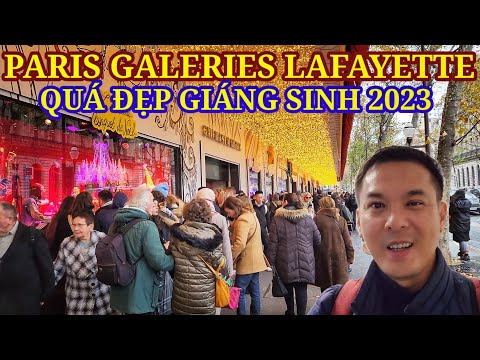 CHOÁNG NGỘP VỚI GALERIES LAFAYETTE PARIS PHÁP - QUÁ LỘNG LẪY || DU LỊCH CHÂU ÂU || Nick Nguyen