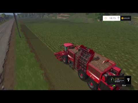 FS15 PS4 Sosnovka Timelapse #9: Sugarbeet Harvest !