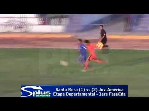 SANTA ROSA DE CALDERA (1) vs (2) JUVENTUD AMÉRICA - ETAPA DEPARTAMEMNTAL - 1ERA FASE IDA 2014.