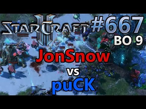 JonSnow (Z) vs puCK (P) | BO9 | Starcraft 2: Replay-Cast #667 [German]