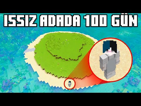 Minecraft Hardcore’da AĞAÇ OLMAYAN Adada 100 Gün!