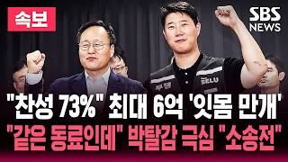 [????속보] "합의안 가결" 삼전 투표 종료/'전삼노 70% 반대' 노노갈등 격화/'박탈감' DX 소송전 예고 "투표 무효!" | SBS 뉴스속보