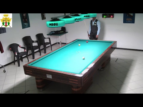 De donno vs Neri 2 tappa coppa lazio biliardo club viterbo