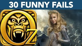 Temple Run Oz FUNNY FAILS | 30 Funny Fails in Winkie Country