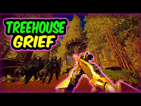 Ark Official PvP - TREE HOUSE GRIEF ! | Ark Survival Evolved