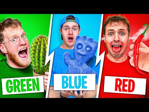 Eating Only ONE COLOR FOOD For 24 HOURS