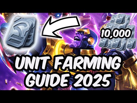 Ultimate Unit Farming Guide 2025 - How To Get 10,000+ Units F2P - Marvel Contest of Champions