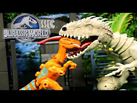 Jurassic World Hero Masher: Parasaurolophus contro Indominus Rex - Unboxing e recensione di WD Toys