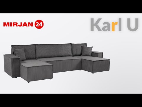 Wohnlandschaft Karl U Cord Nachtblau