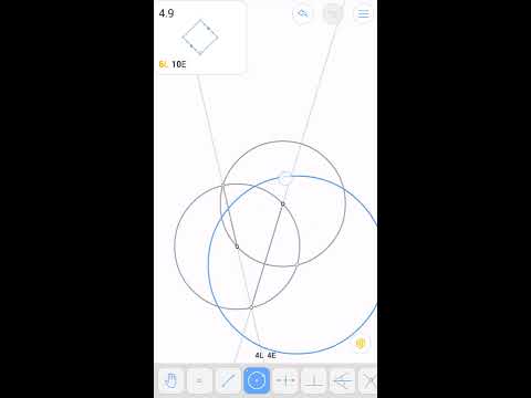 Euclidea 4 delta 4.9 all star walkthrough solution