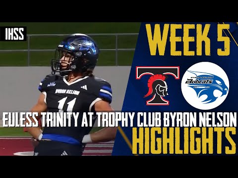 Epic Showdown! Trinity vs. Byron Nelson High School Football Highlights