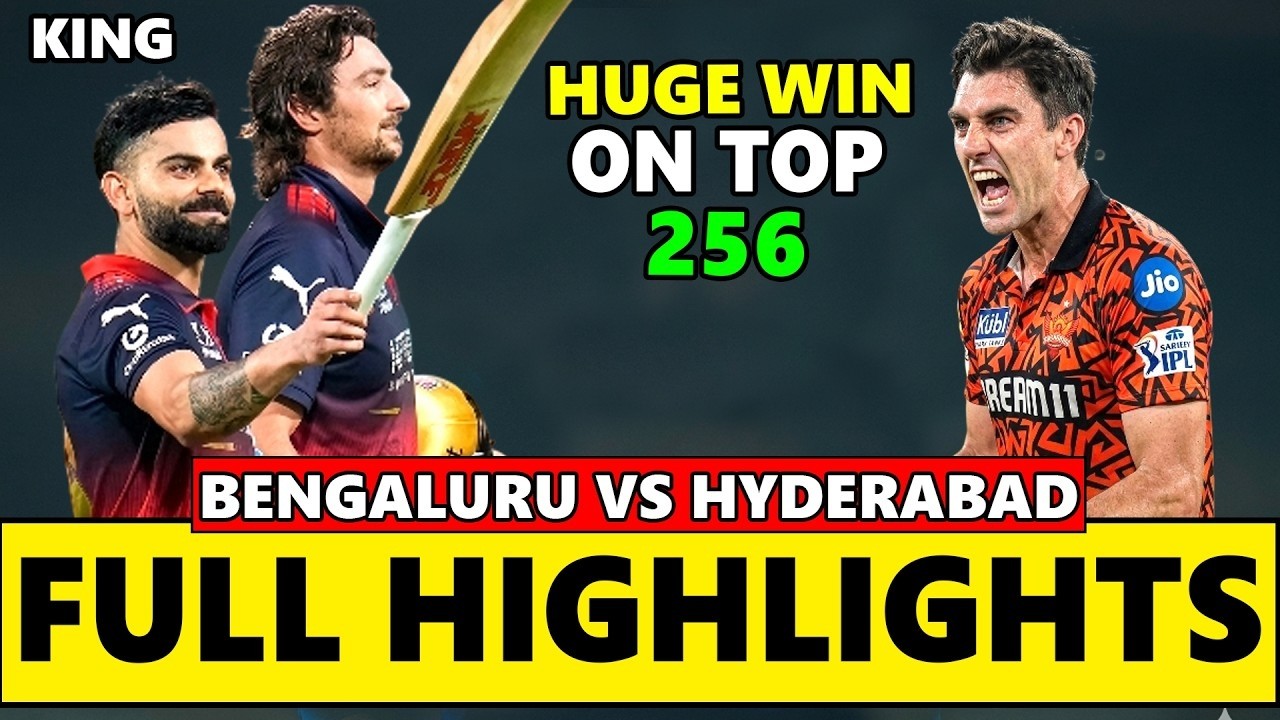 Royal Challengers Bengaluru vs Sunrisers Hyderabad IPL Match 67 Full Highlights 2026 | RCB VS SRH