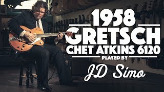 Video thumbnail for 1958 Gretsch Chet Atkins 6120 played by JD Simo by Carter Vintage Guitars