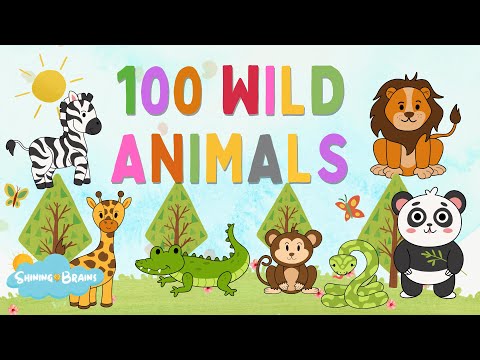 Wild Animals | Learn wild animals names in English | Kids vocabulary | English Educational Video